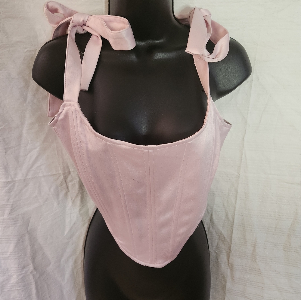 Forever 21 Blush Pink Corset Top